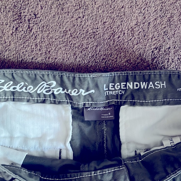 Eddie Bower Gray with a hint of green shorts - Picture 3 of 4